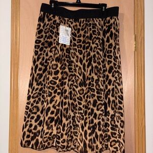LulaRoe Lola skirt animal print